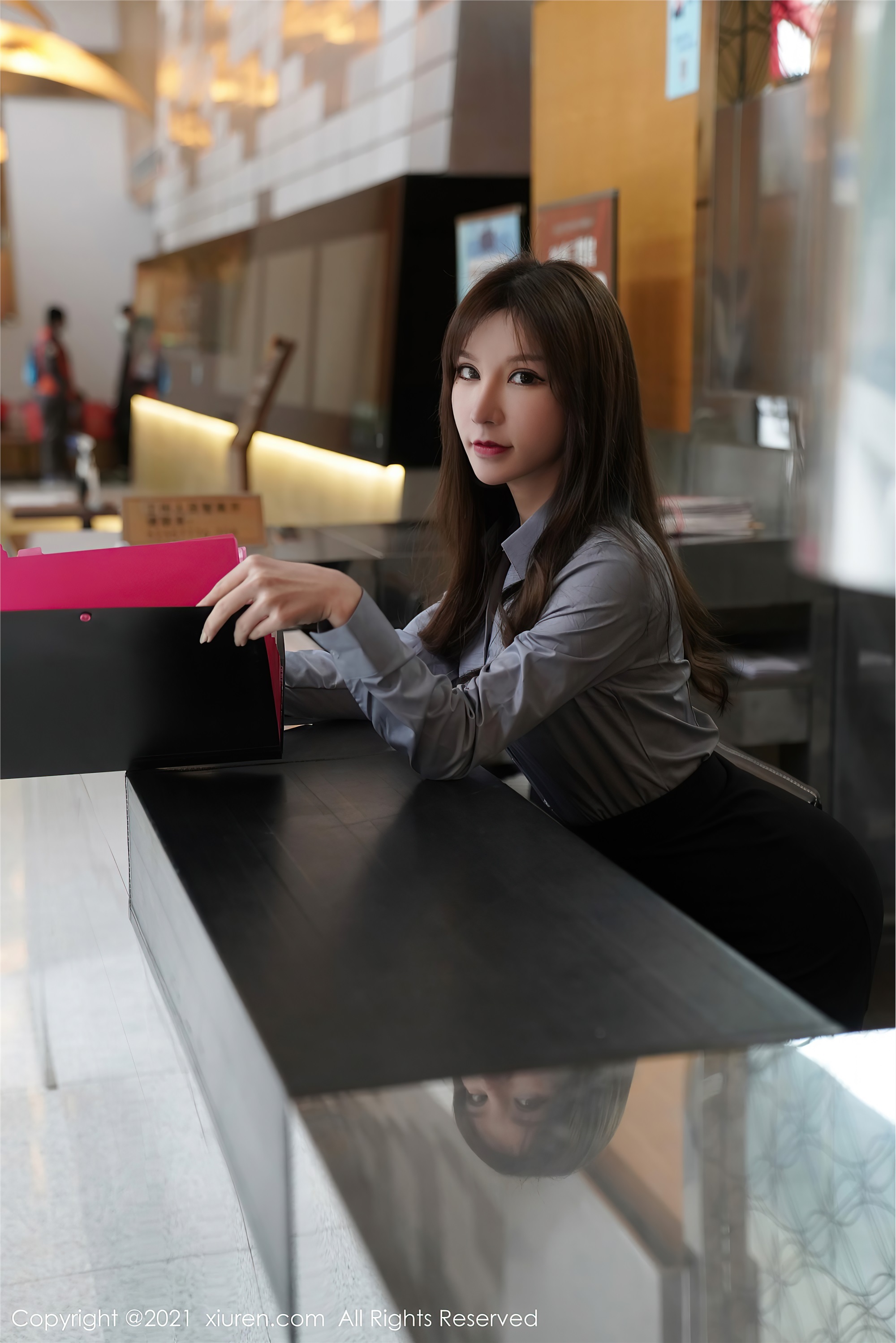 XiuRen秀人网  2021.03.10 No.3187 周于希Sandy 制服 黑丝